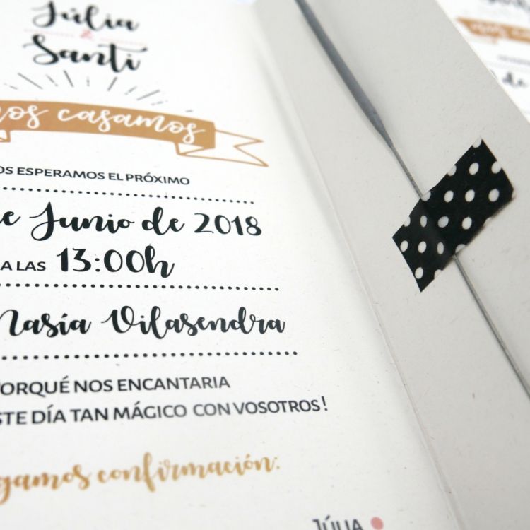 Invitación modelo Bengalas