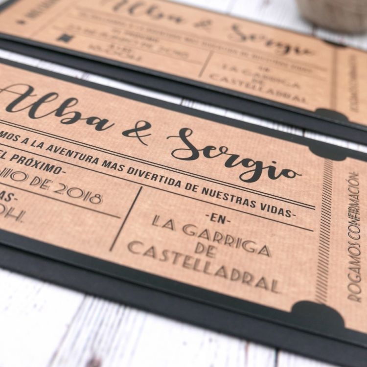 Invitación Entrada de Cine