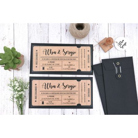 Invitación Entrada de Cine