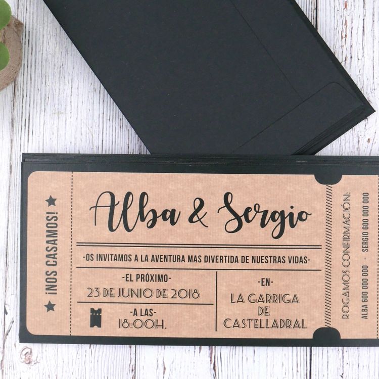 Muestras de invitaciones