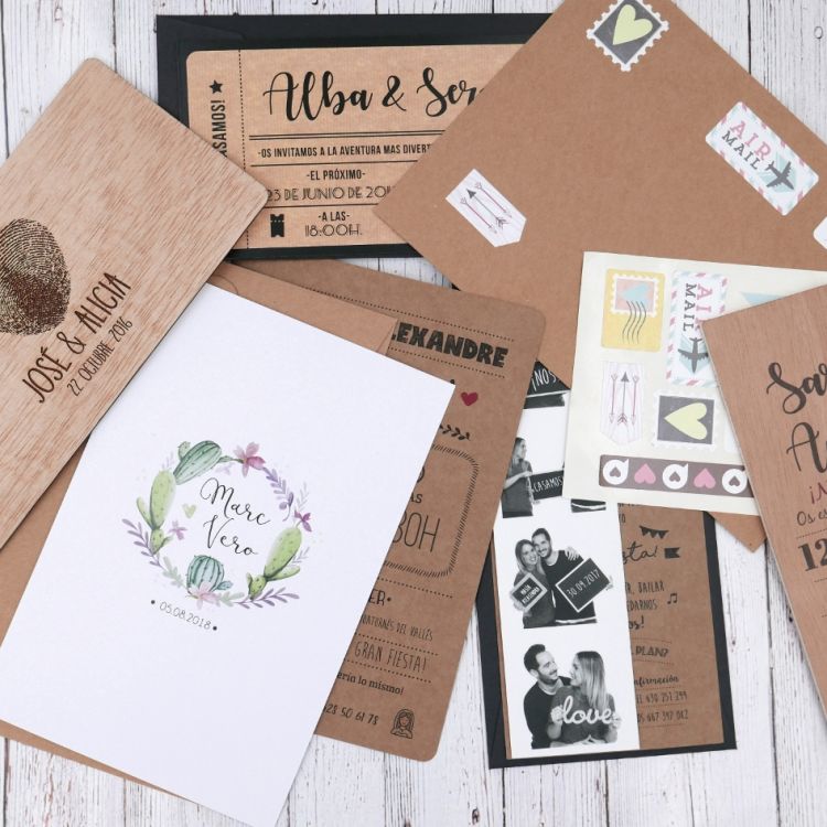 Muestras de invitaciones