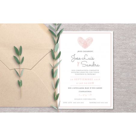 Invitación Heart