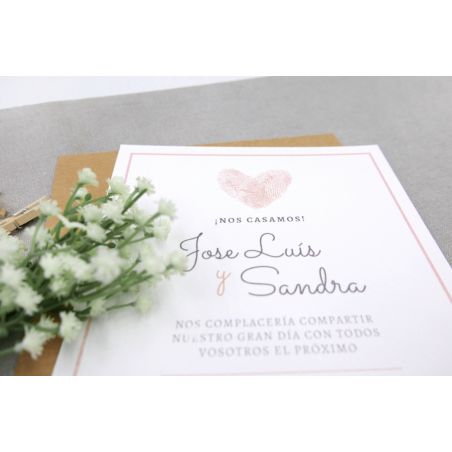 Invitación Heart