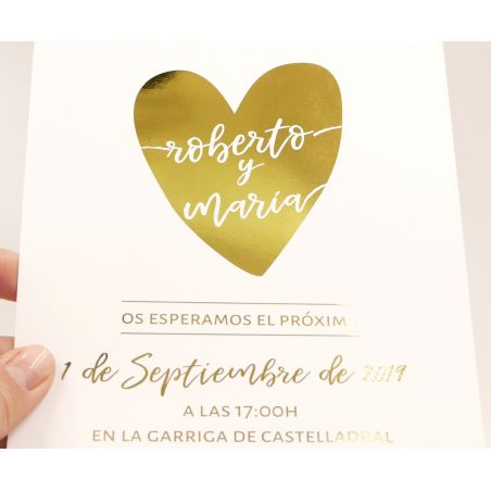 Invitación Romeo y Julieta