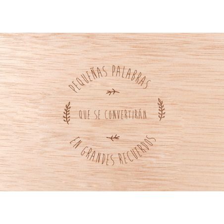 Libro de firmas de madera para bodas - Modelo wood