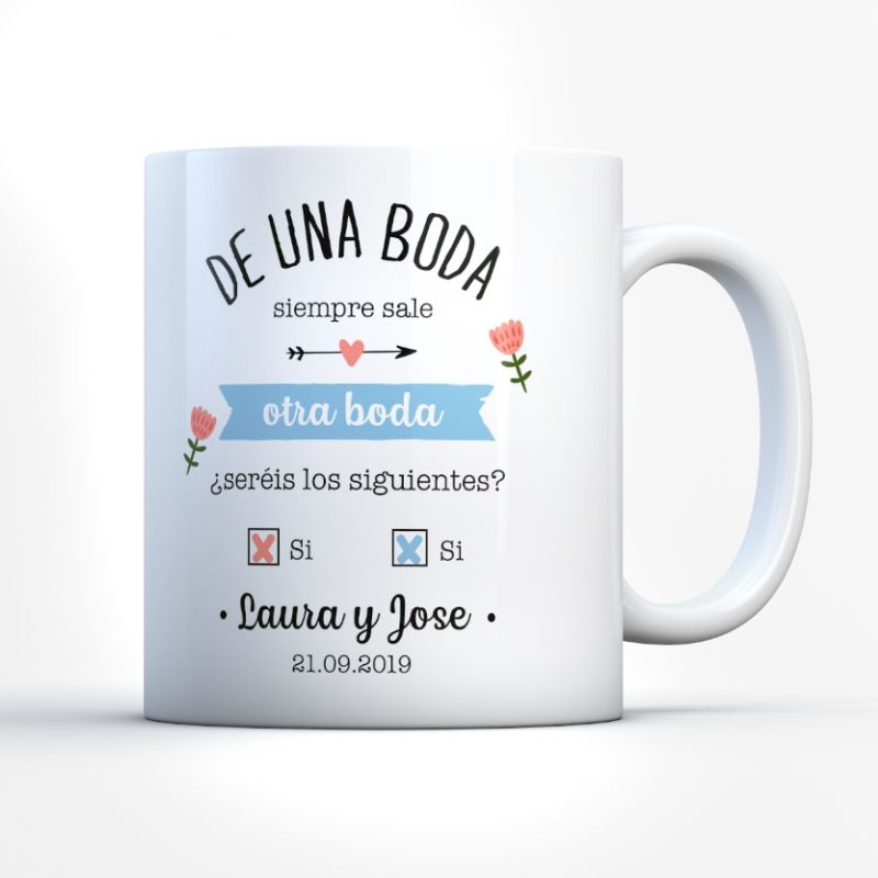 Taza "de una boda.."