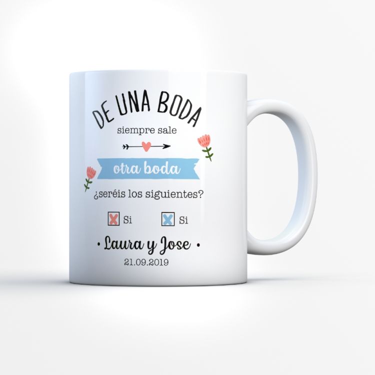 Taza "de una boda.."