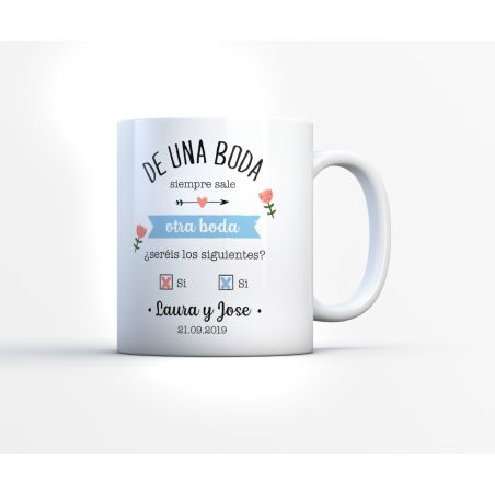 Taza "de una boda.."