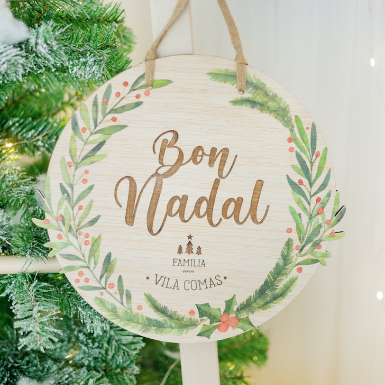 Corona de Navidad & Bienvenida