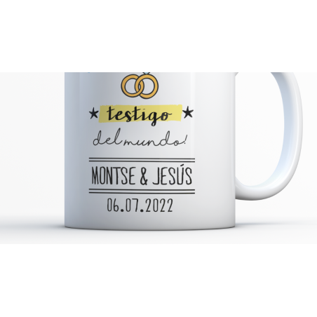 Taza modelo "Mejor testigo del Mundo"