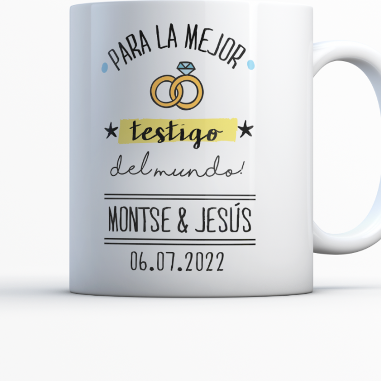 Taza modelo "Mejor testigo del Mundo"