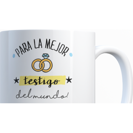 Taza modelo "Mejor testigo del Mundo"