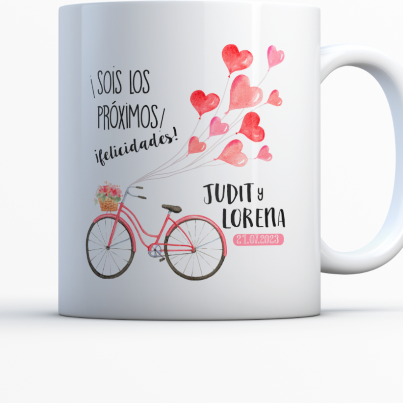 Pack de dos tazas para los próximos modelo "Bicicleta"