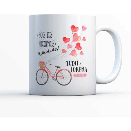 Pack de dos tazas para los próximos modelo "Bicicleta"