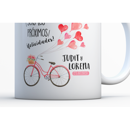 Pack de dos tazas para los próximos modelo "Bicicleta"