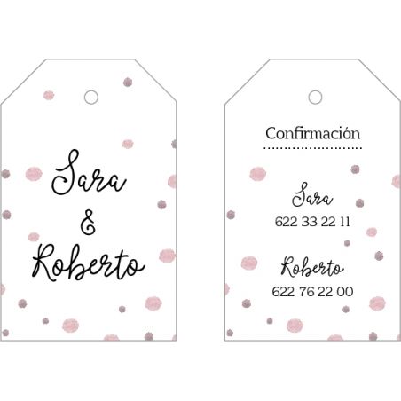 Invitación modelo Confetti