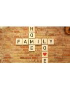 Letras scrabble gigantes para la pared